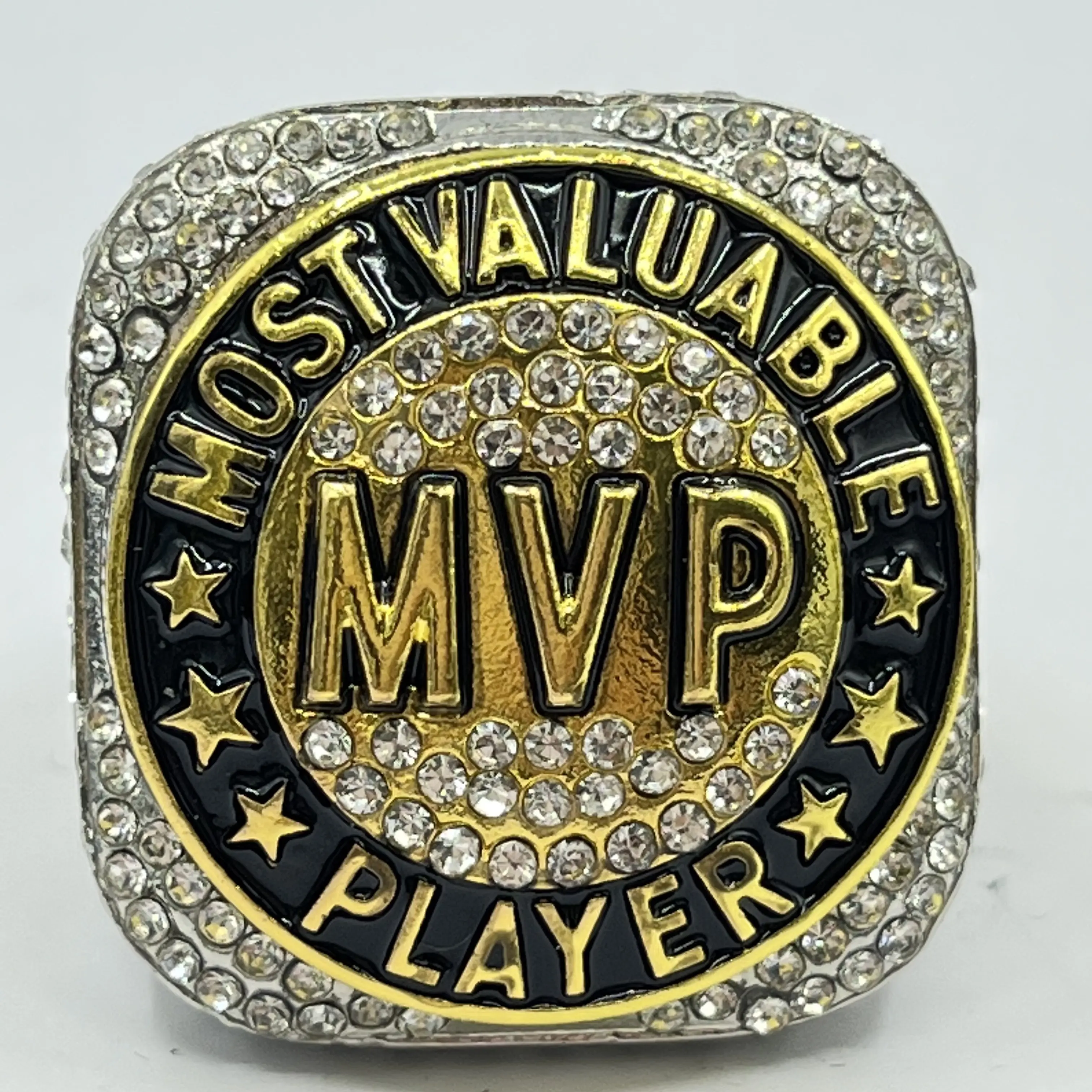 Champion ring MVP Most Valuable Player Trophy Ring Award Gift Prize mvp ring mvp trophy mvp medal size 9-13 Athlete Memento