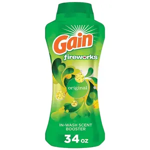 Gain Fireworks In-Wash Laundry Scent Booster Beads, 34 oz. - Original Scent