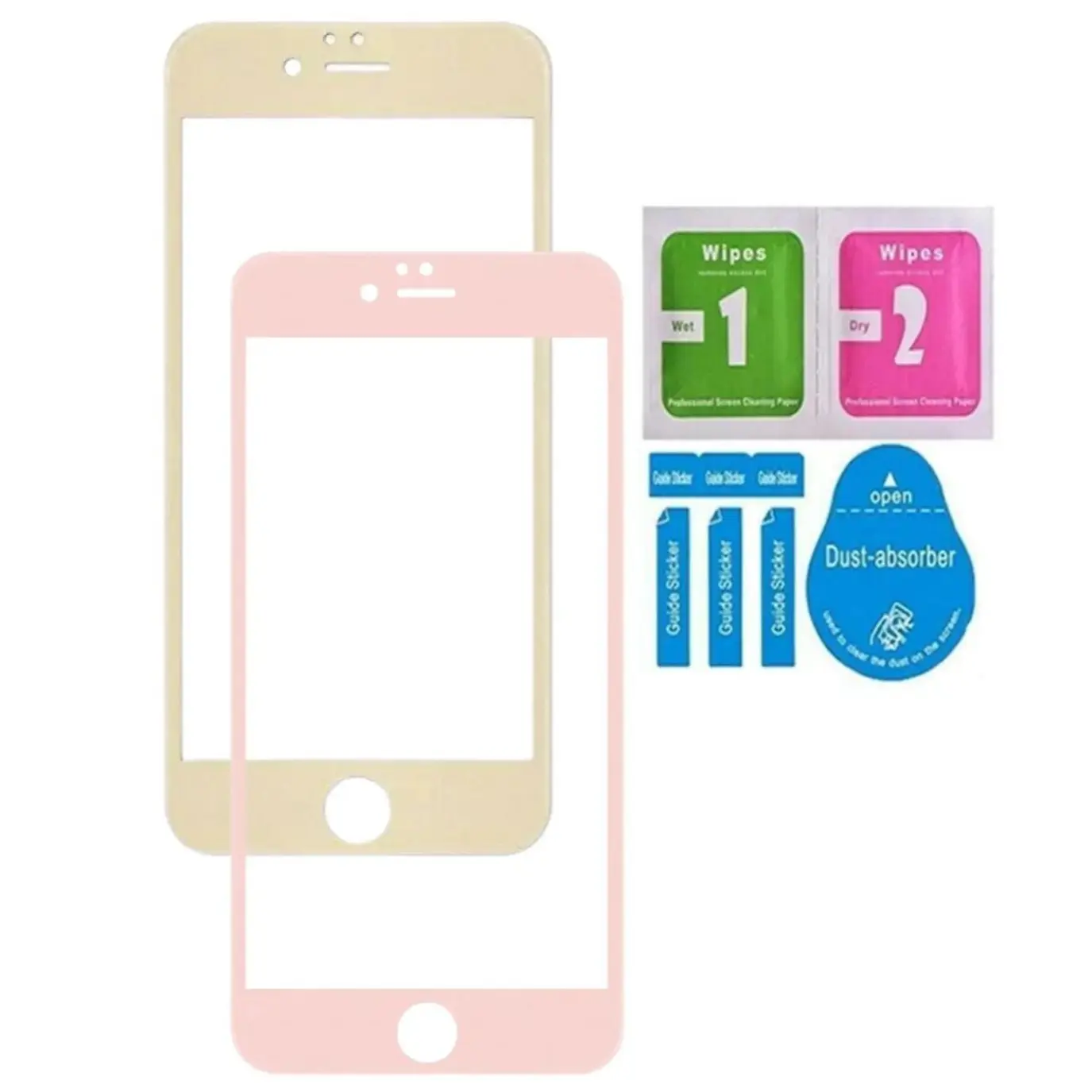 Glass Pro+ ~ Colored Screen Protector {The Great Protection} 6/6s/7/8 Plus ONLY Accessories Protective