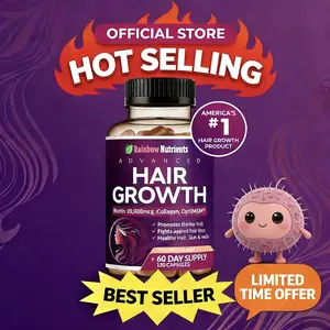 24-in-1 Advanced Hair Growth Vitamins | Biotin 10,000mcg, Collagen, Patented OptiMSM, goMCT, Saw Palmetto | Naturally Regrow Stronger & Healthier Hair, Skin and Nails | Stops Hair Loss | 30 Day Supply