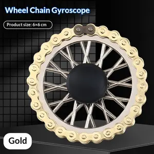 Adult Metal Chain Spinner, Stress Relief Gadget for Office & Anxiety, NOT for Kids