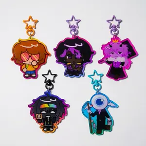 Fan Merch Unstable Universe MCYT Minecraft Youtub Translucent Acrylic Keychain