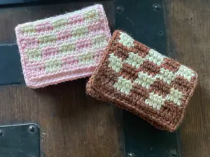 Handmade Checkered Wallet