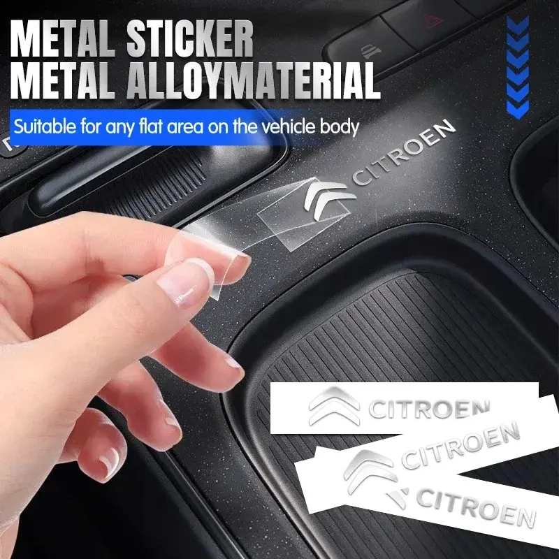 Car Interior Emblem Sticker Accessories For Citroen C1 C2 C3 Vts C4 Saxo C4L DS3 C5 C6 C8 Xsara Picasso Berlingo Jumper Cactus