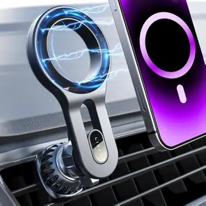 LISEN for MagSafe Car Mount, Magnetic Phone Holder for Car Air Vent Phone Holder [Strong Magnetic] Hands Free Cell Phone Holder Strong Clip Car Accessories fit iPhone 17 Pro Max 16 15 14 13