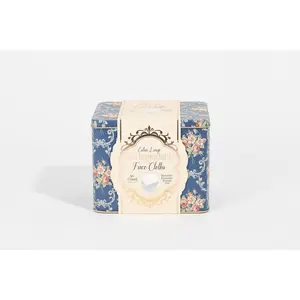 Biodegradable Face Cloths in Embossed Tin