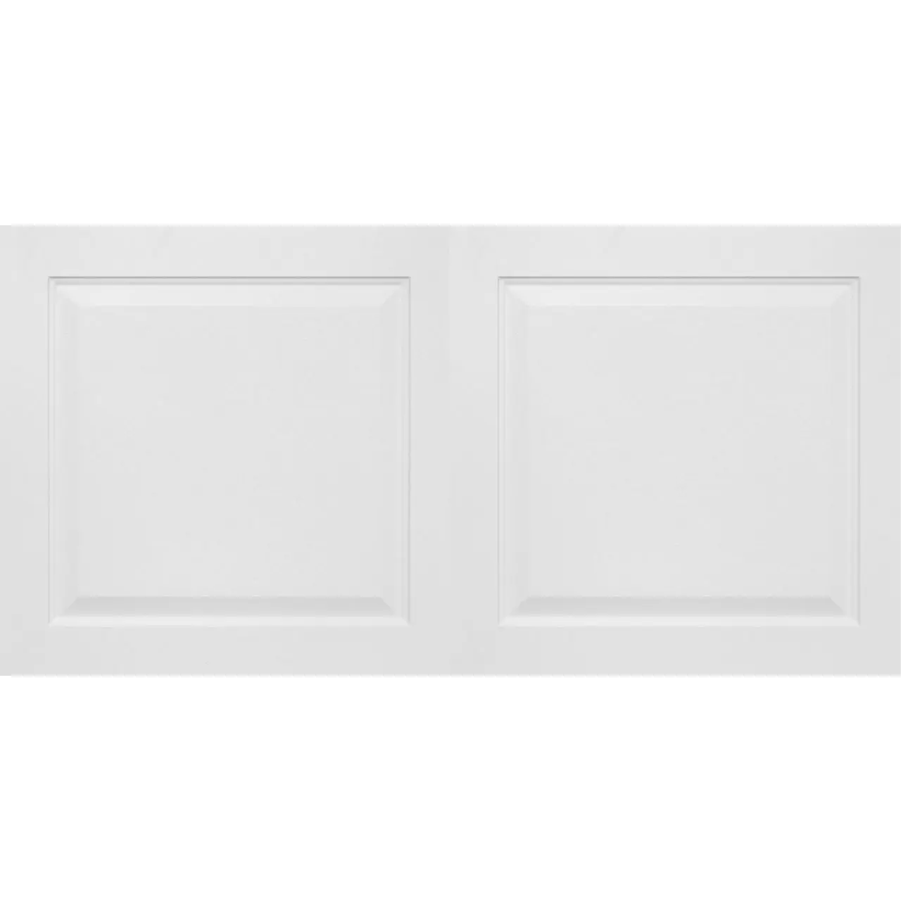 #505 Raised Panel Lay-in Faux Tin Drop Ceiling Tiles, 2x4 (8 sq ft/panel) 0.75 in PVC, Sound-Dampening, Moisture-Resistant, Durable, Commercial/Residential, Pack of 25 (200 sq ft), Waterproof, Quick Transformation