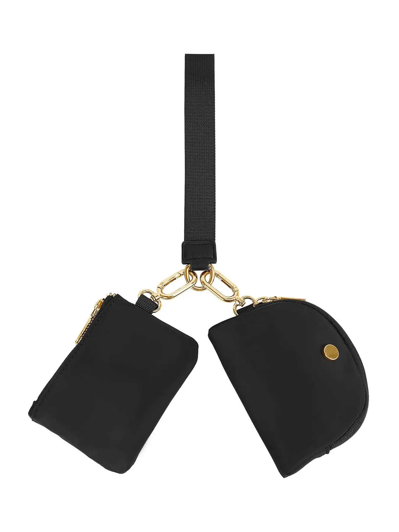 Women's 2 in 1 Bimetal Ring Design Wristlet, 2025 New Style Casual Solid Color Zipper Wristlet, Fashionable Wallet for Working, Dating, Party, Shoppi