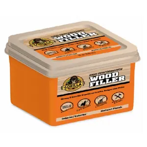 Gorilla Glue 107292 16 oz Wood Filler Tub, Natural