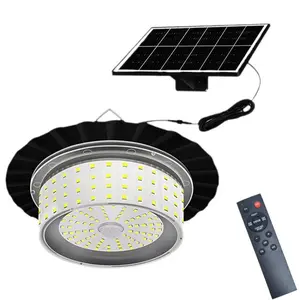 Solar Pendant Light Outdoor, Motion Sensor Flood Light with Remote, 244 LEDs Waterproof Hanging Lantern for Patio Camping Tent, Jolux 2026 Upgraded