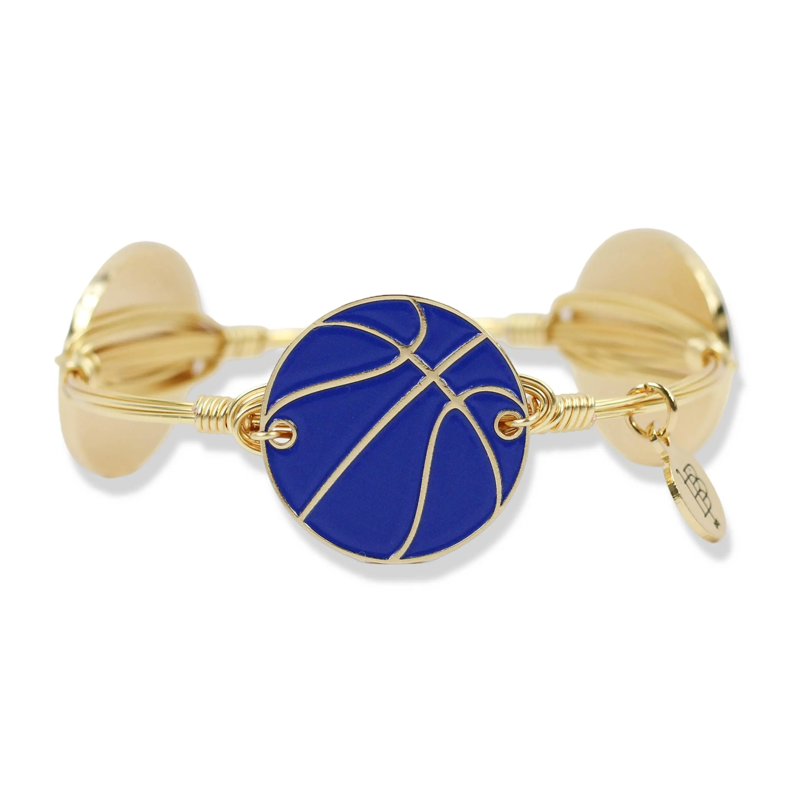 The Basketball Bangle Bracelet - Blue