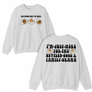 I'm Just Here For The Deviled Eggs And Family Drama Shirt, Family Matters Shirt, Drama Queen Shirt, Drama Lovers Shirt, Matching Family Tee