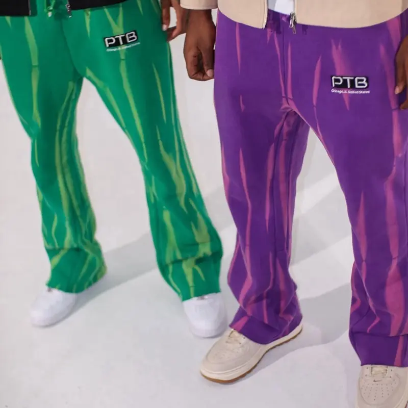 Candy Green / Eggplant Sweatpants
