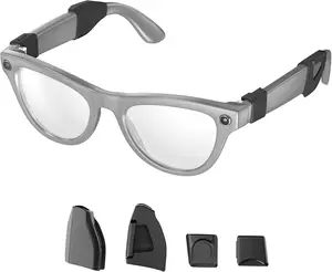 HiBloks Waterproof Silicone Cover for Ray-Ban Meta Wayfarer/Skyler/Headliner/Oakley Meta HSTN, Eyeglass Sweat-proof Sleeve for Ray Ban Meta Gen 2 Accessories, Protect Glasses Power Supply & Speaker