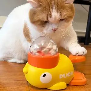 Pet Luxury Store™ -Pet Cat and Dog Toy, Little Yellow Duck Pattern, Pet Intelligence, Self-Entertainment, Food Transmitter, Leaky Food Toy