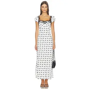 4th & Reckless x REVOLVE Sana Satin Dress in White
