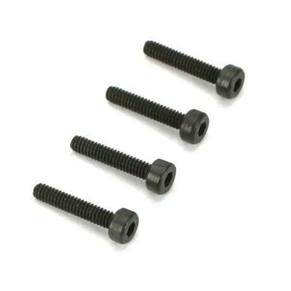 2.5 mm x 4 in. Socket Head Cap Screws - Black Oxide - Pack of 4