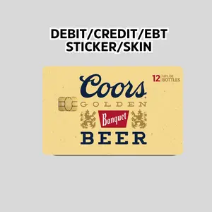 Beer sticker, banquet sticker, pretty Credit Card Skin, Card Wrap Sticker, southern, Debit card skin, debit card sticker, western gift, mom gift