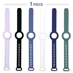 Apple Airtag Anti-Lost Tracker Silicone Cover Bracelet, Creative Protective Case for New Location Tracker, Innovative Design
