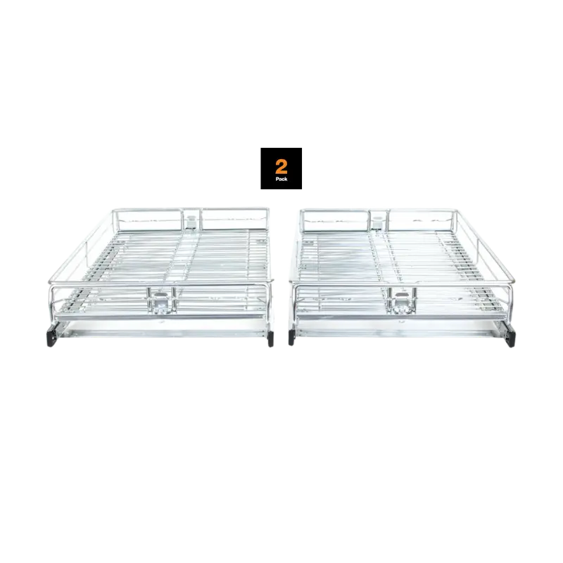Origami Set of 2 Upper Cabinet Organizers – Small Sliding Drawers