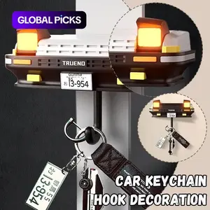 AE86 Car Headlight Design Key Holder, Creative Car Headlight Key Holder, Wall Mounted Home Key Hook, Room Wall Decoration, Enthusiasts Gift, Shelves, Wall Mounted Organizer, Storage Hooks #GLOBAL PICKS