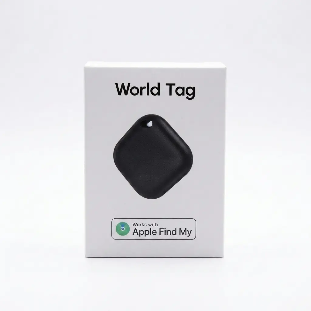 World Tag Smart Finder – Apple Find My Bluetooth Tracker for Keys, Wallets, Luggage & More