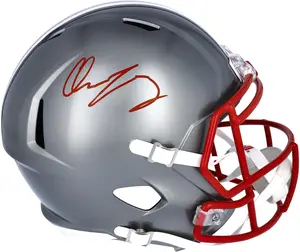 Chase Young Ohio State Buckeyes Autographed Riddell Flash Alternate Speed Replica Helmet - Fanatics Authentic Certified
