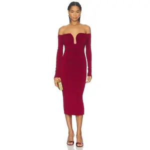 ASTR the Label Lovinia Dress in Wine