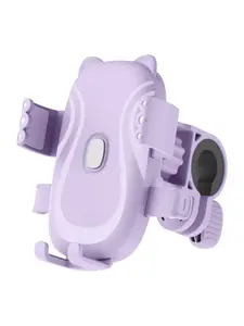 Bike Phone Holder, Universal Smartphone Holder, Super Easy Install Ultra Stable Motorcycle Phone Mount, Bicycle Handlebar Holder Mount for Adults Kids, Bike Bicycle Ebike Gear Accessories, for iPhone Samsung Google Pixel
