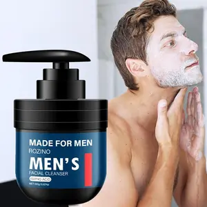 Men's Amino Acid Facial Cleanser, Gentle Cleansing & Oil Control Facial Cleanser, Skin Facial Cleaning, Facial Skin Care Product for Men