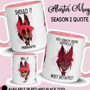 Alastor quote season 2 Hazbin Hotel Mug, Radio Demon coffee mug, Birthday Gift, Hellaverse fan