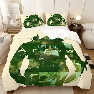 3Pcs,Arrow design  three-piece bedding set, soft, comfortable and skin-friendly, universal in all seasons, bedding set, no pillow core, no quilt core, suitable for bedrooms, guest rooms - (1 quilt cover + 2 pillowcases)