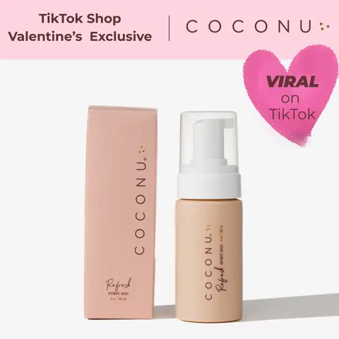 Coconu Refresh Intimate Wash Daily Comfort Foam - Daily Comfort and Hydration for Your Skin