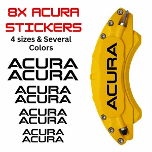 8x Acura Brake Caliper Decal Stickers / Car Decals / Car Stickers