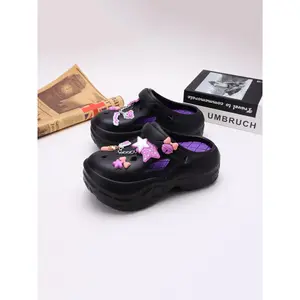 Cute Star & Bunny Design Chunky Vented Clog for Women, Soft Back To School Non-slip Sandal, Chunky Vented Classic Clogs for Daily, 2025 Summer Trendy Shoes, Casual Breathable Slippers