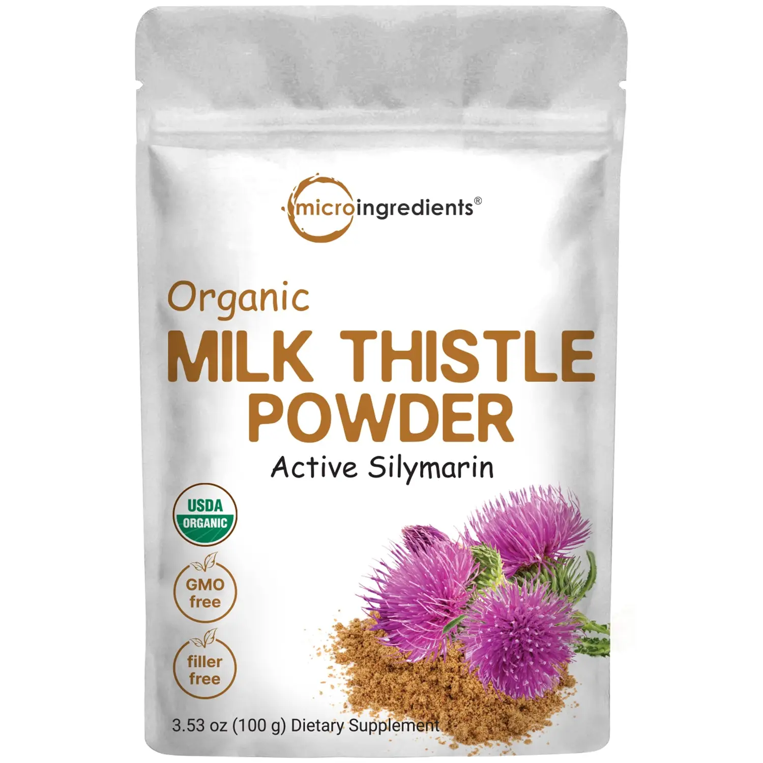 Micro Ingredients Organic Milk Thistle Powder