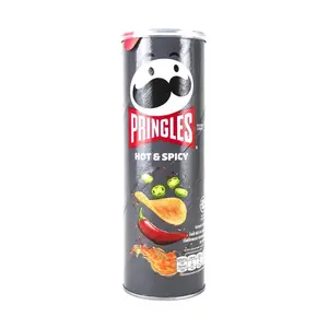 Pringles Potato Chips Hot & Spicy Flavor