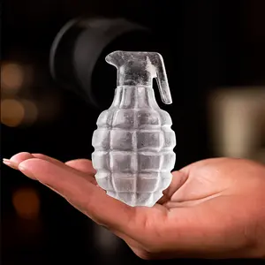 Grenade Shape Silicone Ice Cube Mold for Drinks & Parties