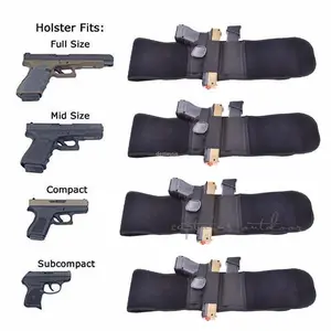 Left / Right Hand Concealed Carry Belly Band Holster for Smith and Wesson, Shield, Glock 19, 17, 42, 43, P238, Ruger LCP 9MM 380  26 43x 1911 vnsh fn reflex holster for concealed carry gun holster for women/men Tactical Equipment Survival Tools