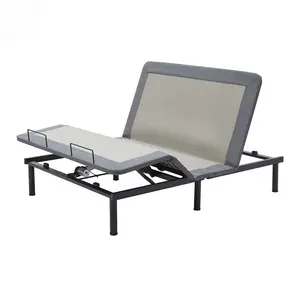 Electric Bed Ergonomic Adjustable Bed Frame with Wireless Remote, Head and Foot Incline, Zero Gravity Bed, Anti-Snore, Easy Assembly