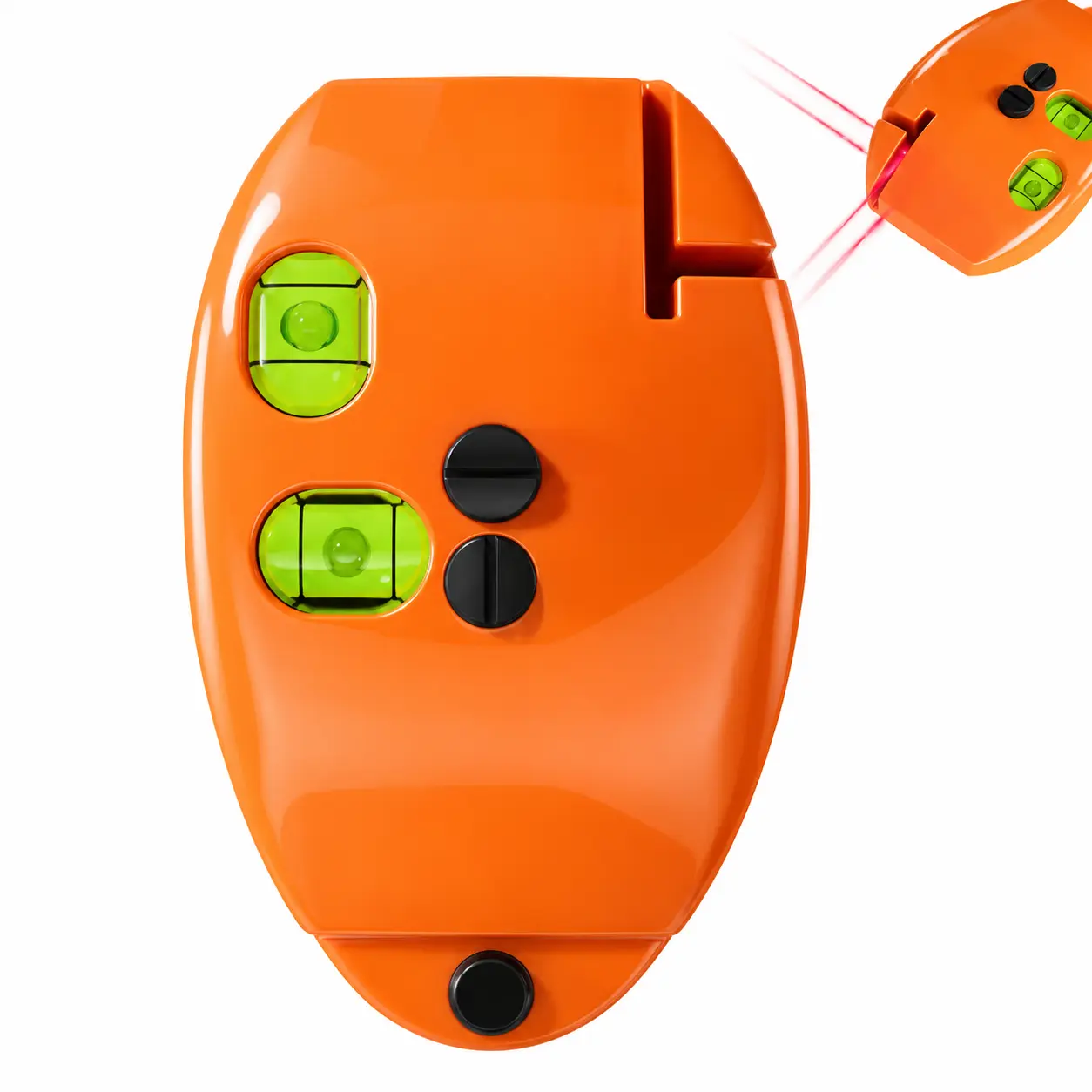90° Model Electronic Self-Leveling Laser Level - Red Visual Indicators, Parallel Line Projection, Portable Design for Construction Measuring Applications