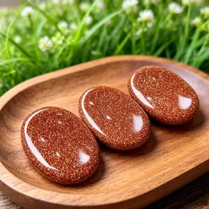 Natural Carnelian Worry Stone Anxiety Relief Pocket-Sized Healing Crystal Smooth Polished Stress Relief Tool for Daily Carry Gift Boosts Energy & Confidence