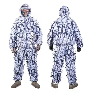 Lightweight outdoor camouflage clothing, suitable for outdoor activities, does not include a face mask or gloves.