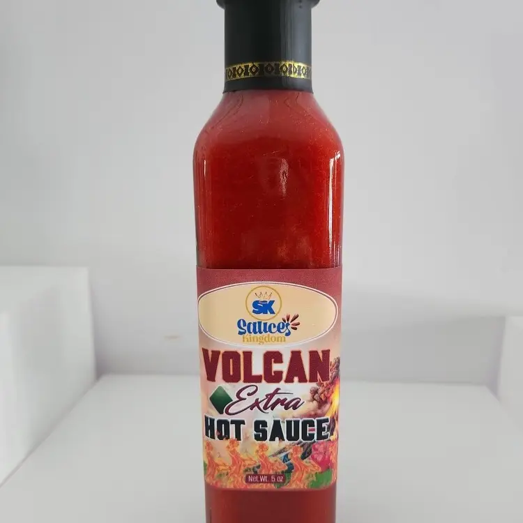 Volcan Hot Sauce - Spicy Flavor for Meat, Snacks, and Dishes