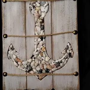 Anchors Away Decor Hanging Decoration with Natural Elements and Anchor Design - Hangable, Ornaments