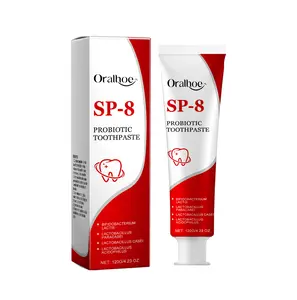 Multi-Strain Probiotic Whitening Toothpaste with Four Beneficial Probiotic Strains for Oral Flora Balance Stain Removal and All-Day Fresh Breath