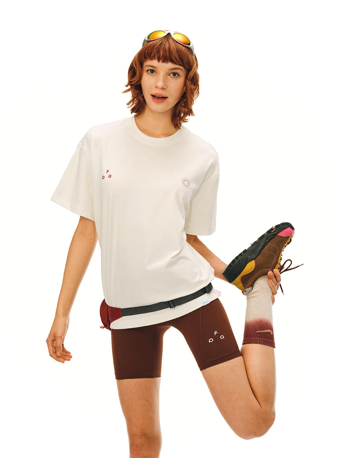 FPA Men’s Polka Dot Slogan Sports T-Shirt – Quick Dry, Crew Neck, Summer Outdoor Casual Tee