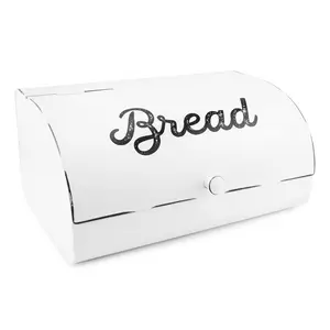 Farmhouse White Bread Box (Case of 6)