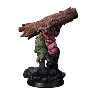 Goblin Invasion Orthos the Troll 3D Resin Print Figurine, Paintable Fantasy RPG Miniature, Detailed Finish, Lifelike Form, Tabletop DnD Dungeon Figure, Home Decor Statue