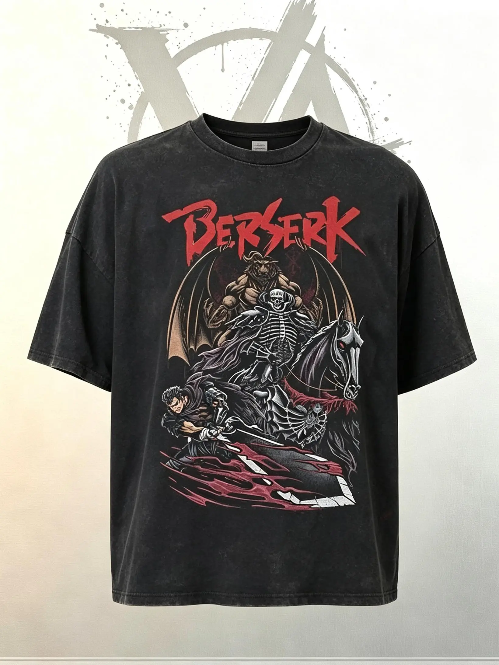 [AVT]Berserk T-Shirt Japanese Anime Manga Shirt Menswear Top,berserk gut black vintage sword,anime fan bleach merchandise,acid gymwear merch,unisex retro anime lover,manga movie,trendy summer Tshirt,humor symbol t-shirt,funny shirts men, student shirt